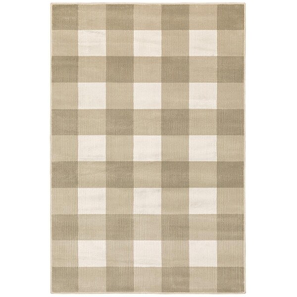Oriental Weavers 7 ft. 10 in. x 10 ft. Georgia 678A0 Rectangle Area RugBeige G678A0240305ST - main